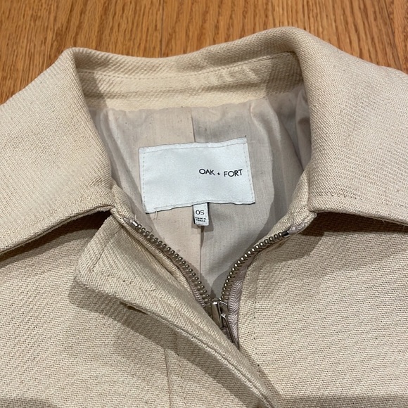 🌸Oak + Fort Cream Utility Jacket🌸 - Picture 1 of 3